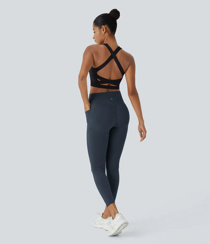 Amoura UltraSculpt™ High Waisted Tummy Control Pocket Shaping Training Leggings