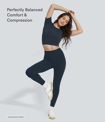 Amoura UltraSculpt™ High Waisted Tummy Control Pocket Shaping Training Leggings