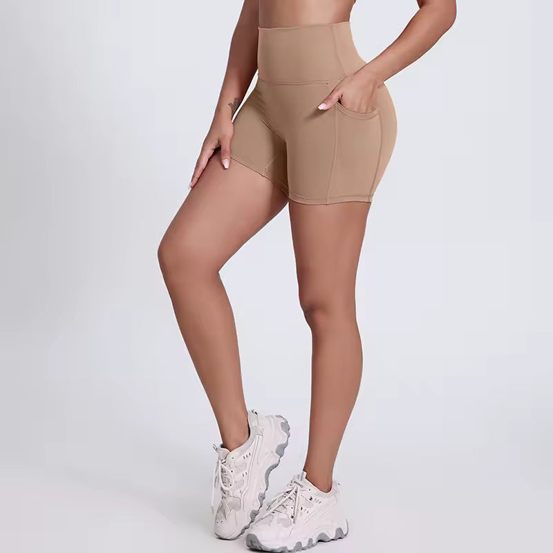 Yoga Impact Shorts, Amoura Buttery Soft Workout Yoga Pants for Women