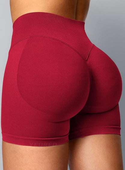 Yoga Impact Shorts, Amoura Buttery Soft Workout Yoga Pants for Women