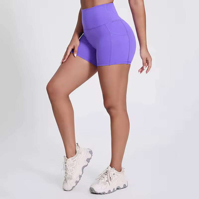 Yoga Impact Shorts, Amoura Buttery Soft Workout Yoga Pants for Women
