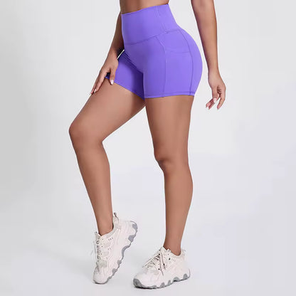 Yoga Impact Shorts, Amoura Buttery Soft Workout Yoga Pants for Women